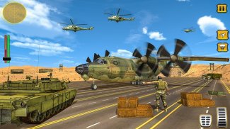 US Army Cargo Transport : Military Plane Games screenshot 2