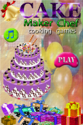 蛋糕制造者厨师，烹饪游戏 screenshot 11