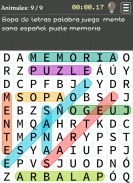 Sopa de letras - en español screenshot 7