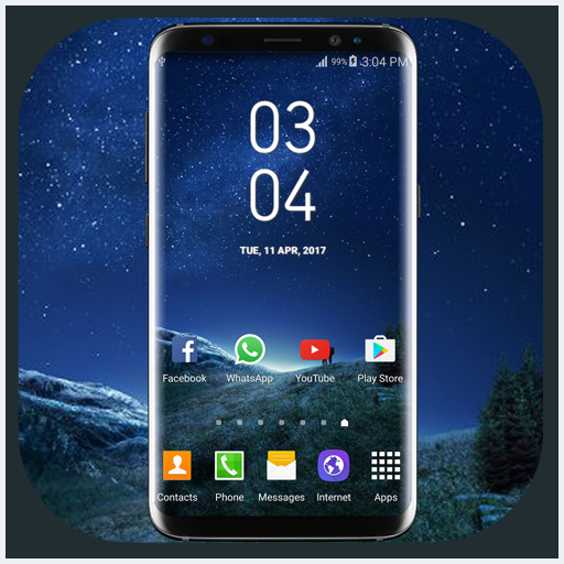 Reloj digital Galaxy S8 Plus - APK Android | Aptoide
