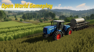 农田拖拉机耕作 - 农业游戏 screenshot 1
