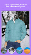 Man Winter Jacket Photo Editor screenshot 3