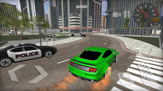 Mustang Car Drift Simulator screenshot 1