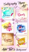 Calligraphy Name Style 🖋️ Background with Text screenshot 0