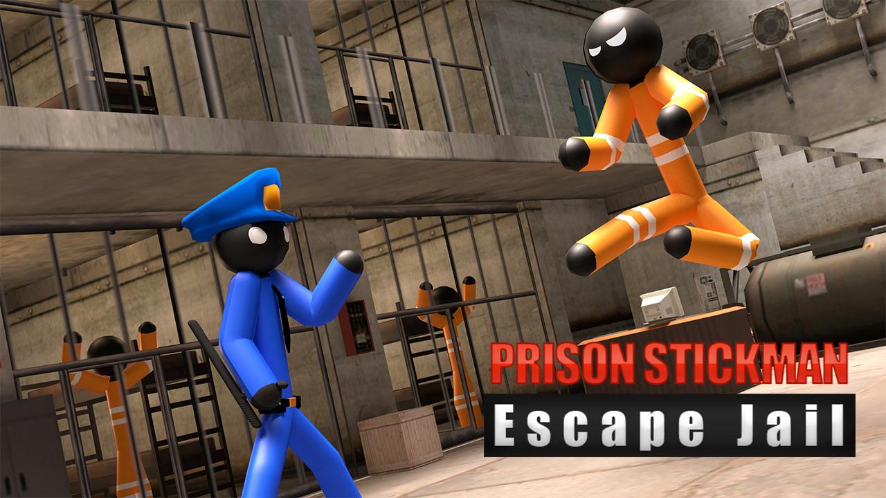 Stickman Prison Escape Story 3D - Free Play & No Download