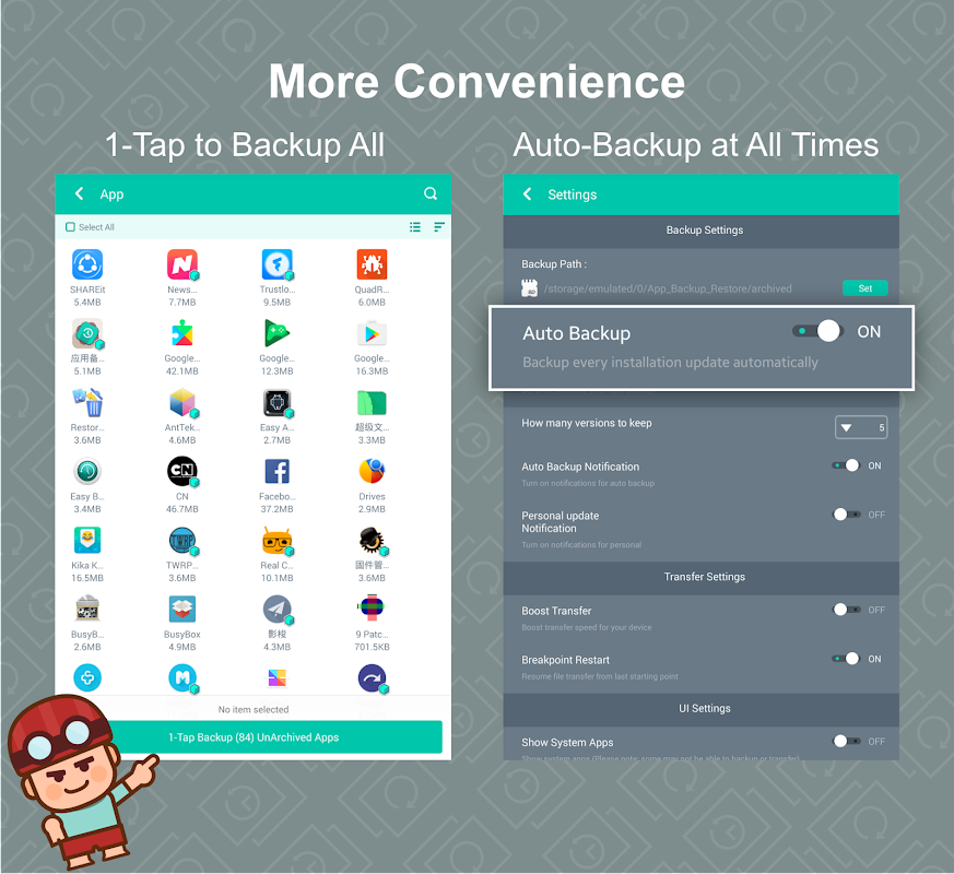 Android app backup and restore apk download