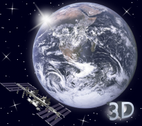 Earth Flying Objects 3D Live Wallpaper screenshot 2