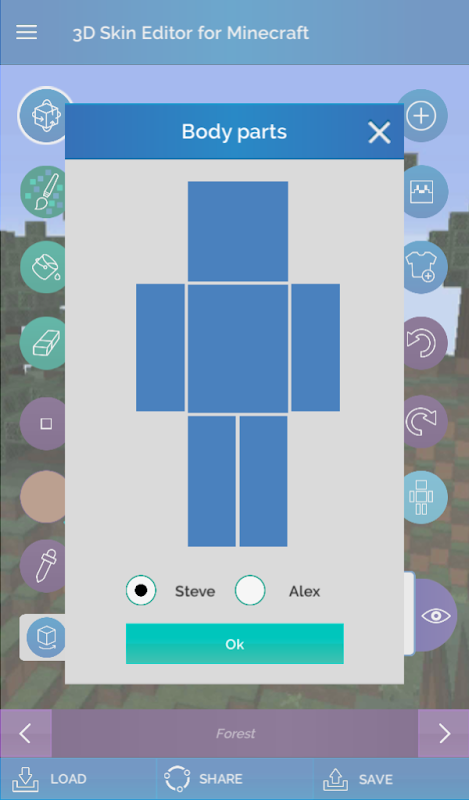 QB9 3D Skin Editor para Minecraft - Baixar APK para Android