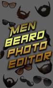 Men beard photo editor salon screenshot 0