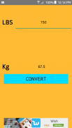 Unit Converter(Lbs and Kg) screenshot 0