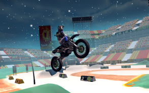 Motorcycle Stunt Snowblower 3D screenshot 8