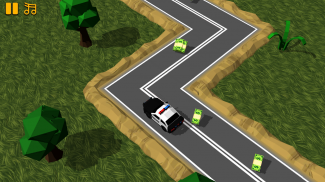 Blocky Police: Tap Chase 3D screenshot 0