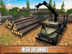 Sawmill Driver: Logging Truck & Forest Harvester screenshot 0