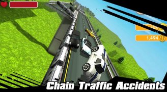 Traffic Crash - Highway Racer screenshot 2