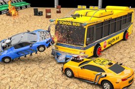 Real Monster Bus Derby: Car Shooting Game 2020 screenshot 1