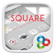 Square GO Launcher Theme screenshot 2