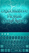 Cerulean Floral keypad screenshot 4