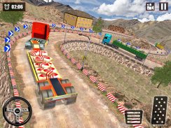 Offroad Snow Trailer Truck Driving Game 2020 screenshot 12