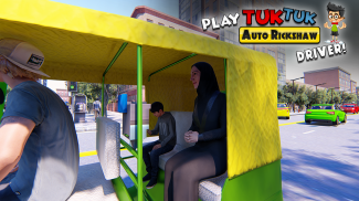 City Auto Rickshaw Tuk Tuk Taxi Driver screenshot 4