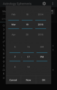 Astrology Ephemeris screenshot 3