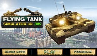 Flying Tank Simulator 3D 2016 screenshot 8