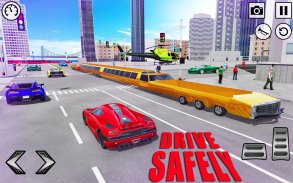 Luxury Limo Taxi Driver City : Limousine Driving screenshot 3