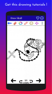 How to Draw Skull Tattoo Easy screenshot 11