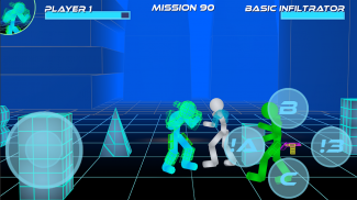 Stickman Neon Street Fighting screenshot 9