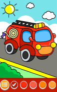 Cars Coloring Book Kids Game screenshot 11