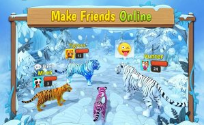 White Tiger Family Sim: Animal Simulator en línea screenshot 1