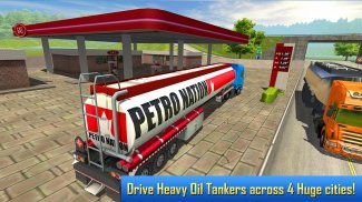 Petrolero Camión de transportista simulador screenshot 1