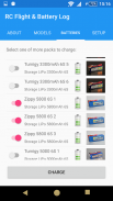 RC Flight and Battery Log screenshot 4