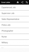 Cover Letter Maker for Resume CV Templates app screenshot 6