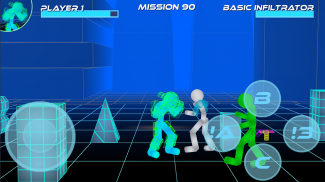 Stickman Neon Street Fighting screenshot 11