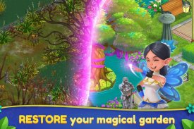 Royal Garden Tales - Match 3 e Decoração de Jardim screenshot 17