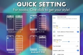 PiePie Launcher-Iniciador Pixel Personalizado Omni screenshot 2