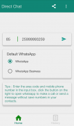 Direct Chat for WhatsApp without Save Phone Number screenshot 1