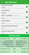 401Key - Simple Retirement Calculator screenshot 3