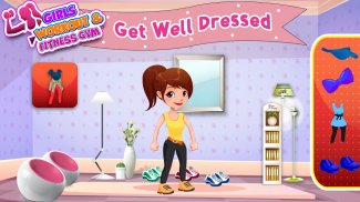 Girls Workout Fitness Gym: Dress Up Game screenshot 0