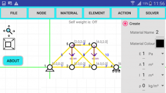 Stiffness Method Solver screenshot 3