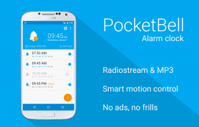 Radio Alarm Clock - PocketBell screenshot 0