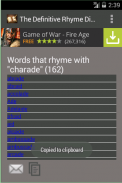 The Rhyme Dictionary screenshot 2