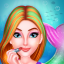 Mermaid Princess Makeup Salon Icon