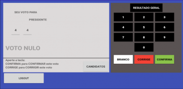 Urna Eletrônica screenshot 1