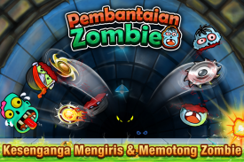 Zombie Pemotongan Permainan screenshot 4