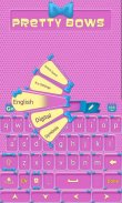 Pretty Bow GO Keyboard Theme screenshot 1