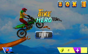 Sky Bike Hero - A Free Bike Stunt Game screenshot 4