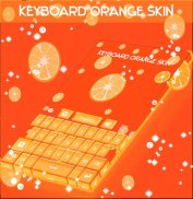 Keyboard Orange Skin screenshot 3