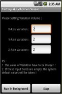 Earthquake Vibration Sensor screenshot 0