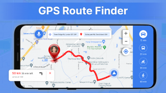 GPS Navigation Map Route Find screenshot 1